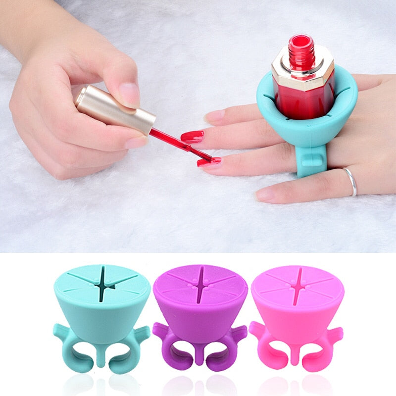 Silicone Nail Polish Ring