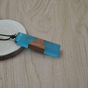 Wood Resin Necklace