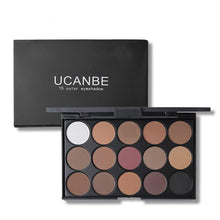 Load image into Gallery viewer, 15 Earth Color Matte Eyeshadow Palette