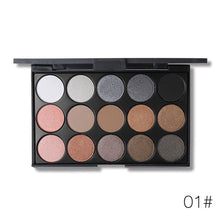 Load image into Gallery viewer, 15 Earth Color Matte Eyeshadow Palette