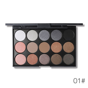 15 Earth Color Matte Eyeshadow Palette