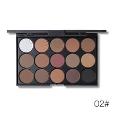 Load image into Gallery viewer, 15 Earth Color Matte Eyeshadow Palette