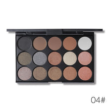 Load image into Gallery viewer, 15 Earth Color Matte Eyeshadow Palette