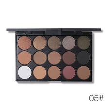 Load image into Gallery viewer, 15 Earth Color Matte Eyeshadow Palette